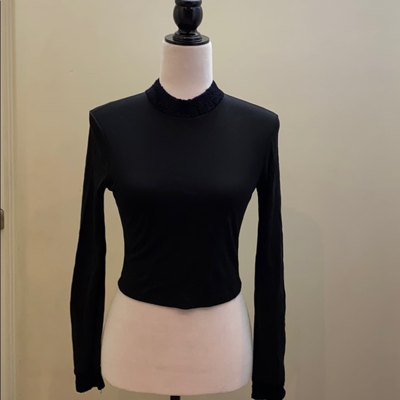 Bisou Bisou Paris collection zip up cropped shirt - Picture 6 of 8